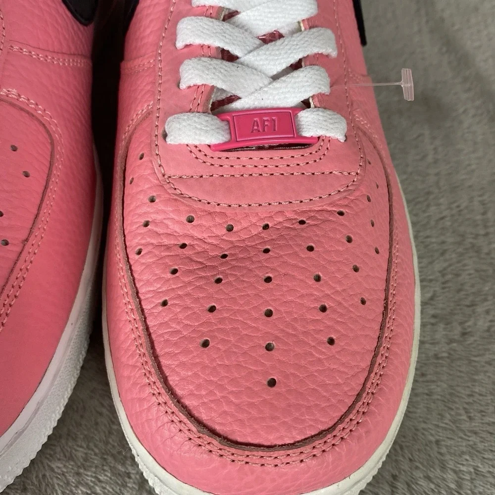 Nike Air Force 1 Low '07 LV8 Mens Shoes Size 11 Pink Glaze Leather Sneakers NEW